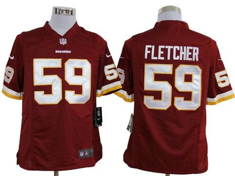 Nike Washington Redskins 59 London Fletcher Red Game NFL Nike Nfl jersey